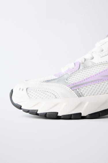 MESH TRAINERS - Purple by Zara - Image 3