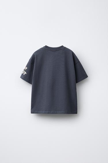 MONSTERS WHEELS © PRINT T-SHIRT - Anthracite grey by Zara - Image 1