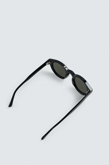 LUNETTES DE SOLEIL RONDES - Gris foncé de Zara - Image 5