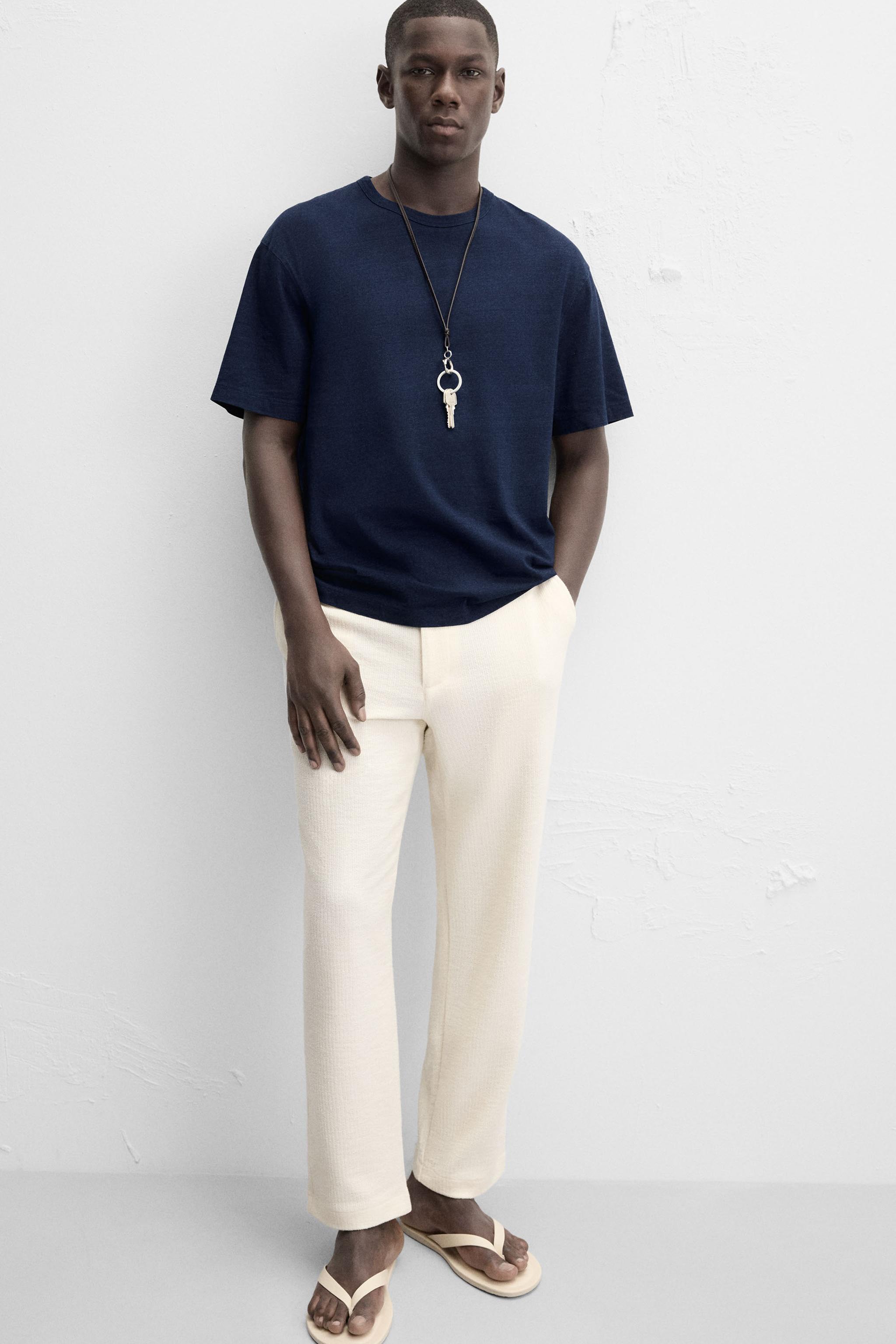 PANTALON CHINO TEXTURÉ