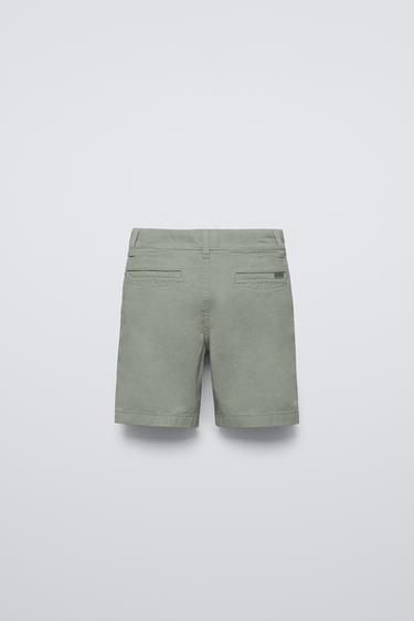BERMUDA CHINO - Vert clair de Zara - Image 1