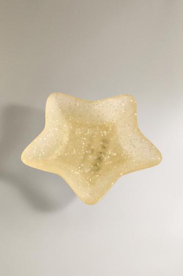 PORTE-SAVON ENFANT ÉTOILE PAILLETTÉE - Jaune de Zara - Image 1