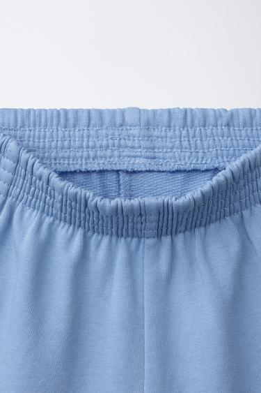 JOGGING T-SHIRT AND BERMUDA SHORTS SET - Blue by Zara - Image 3