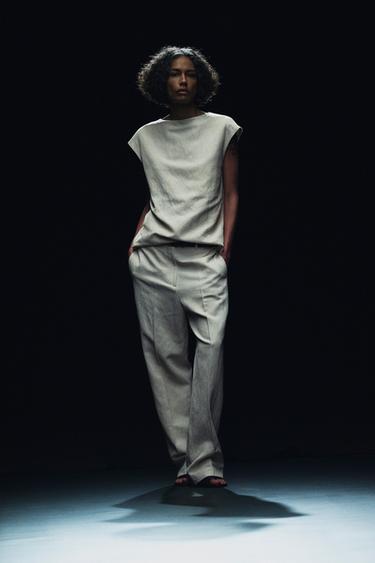 ZW COLLECTION OPEN BACK TOP - Sand by Zara - Image 2