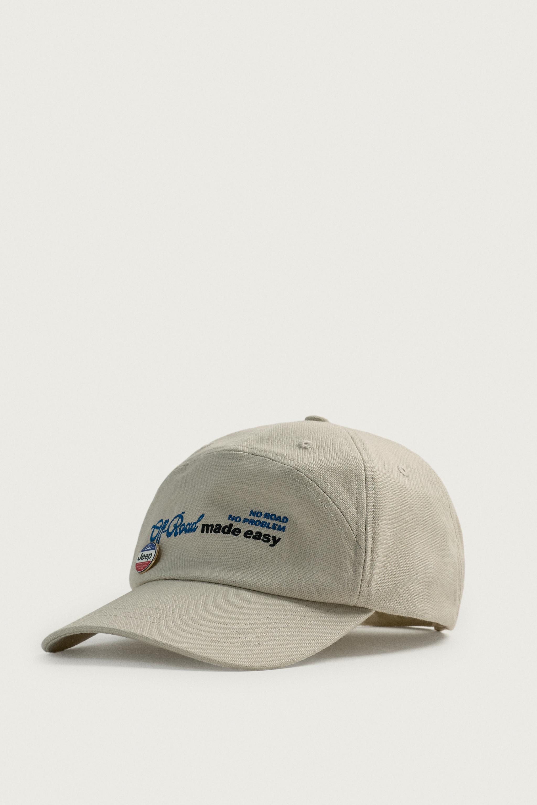 JEEP® PIN PRINTED CAP — Ecru