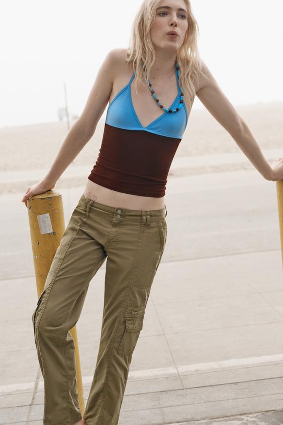 COMBINATION HALTER TOP from Zara - $19.90