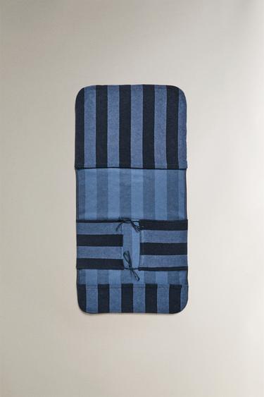 GALETTE DE CHAISE SERVIETTE PLAGE RAYURES - Bleus de Zara - Image 3