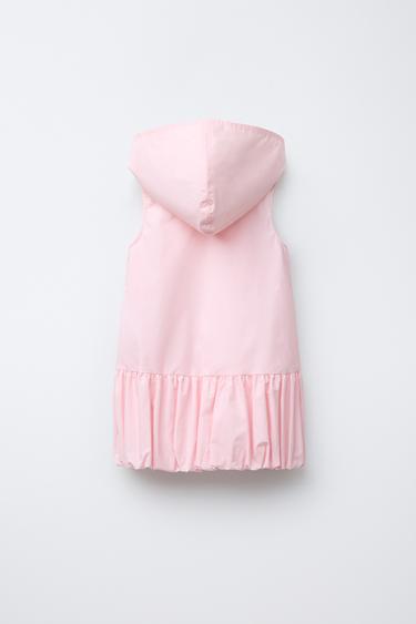 ROBE À CAPUCHE BALLON - Rose de Zara - Image 1