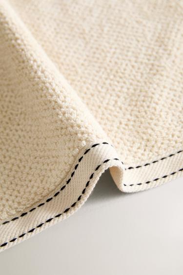 SERVIETTE DE BAIN POINT DE RIZ - Sable de Zara - Image 3