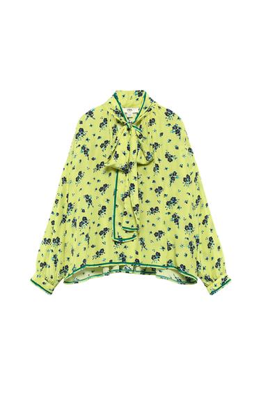 Zara LIMITED EDITION PRINTED TIE SHIRT - Printed