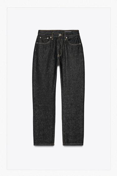 JEANS ZW COLLECTION RECTOS TIRO MEDIO - Negro de Zara