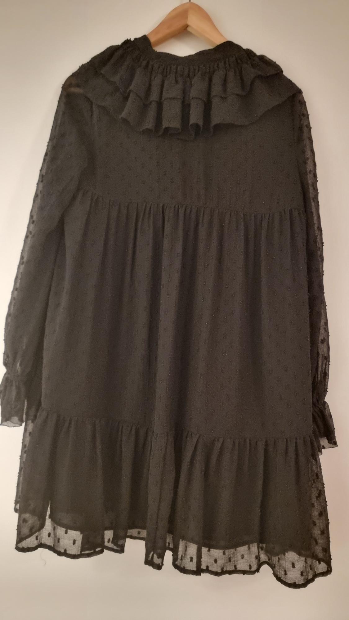 DOTTED MESH MINI DRESS - Image 2