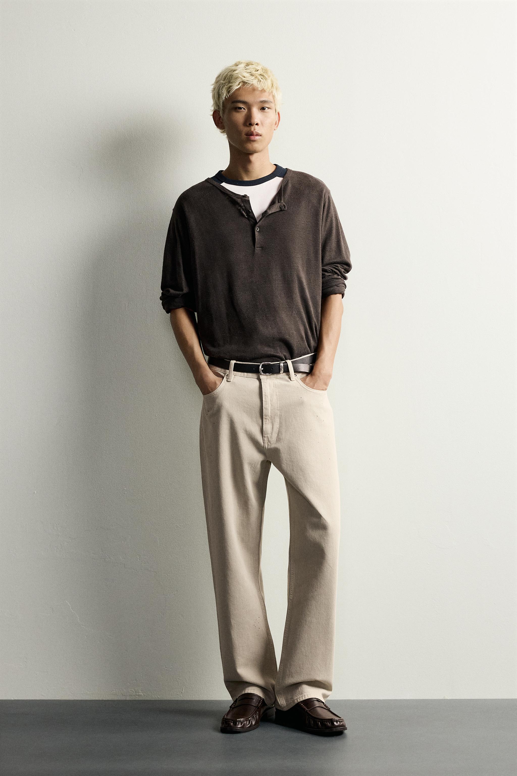 Мужские джинсы Zara RELAXED FIT JEANS