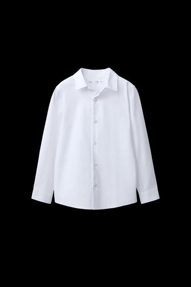 PLAIN DRESS SHIRT - White by Zara - Image 0