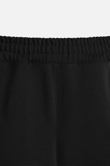TECHNICAL STRIPE BERMUDA SHORTS - Black by Zara - Image 7