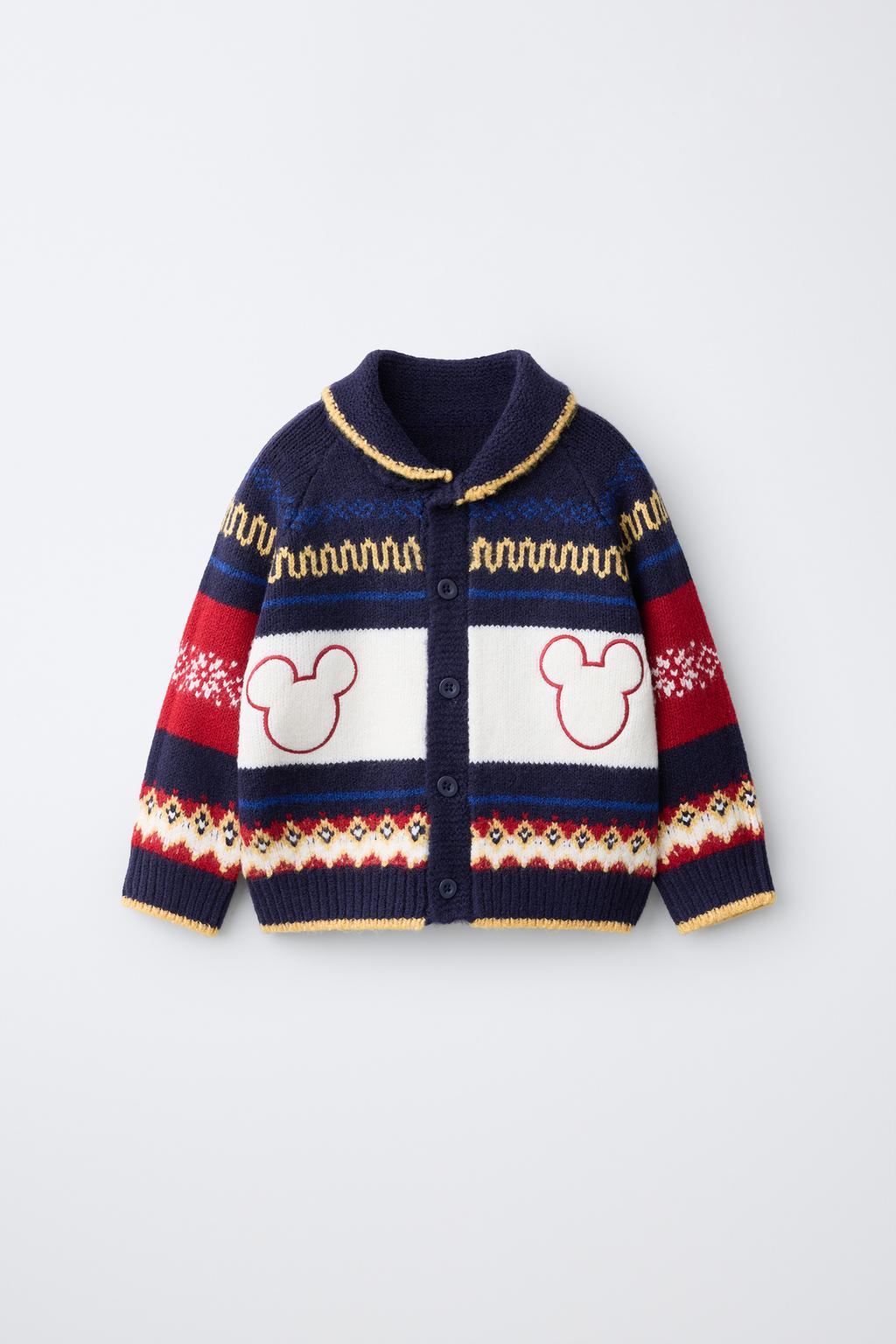 MICKEY MOUSE © DISNEY JACQUARD CARDIGAN