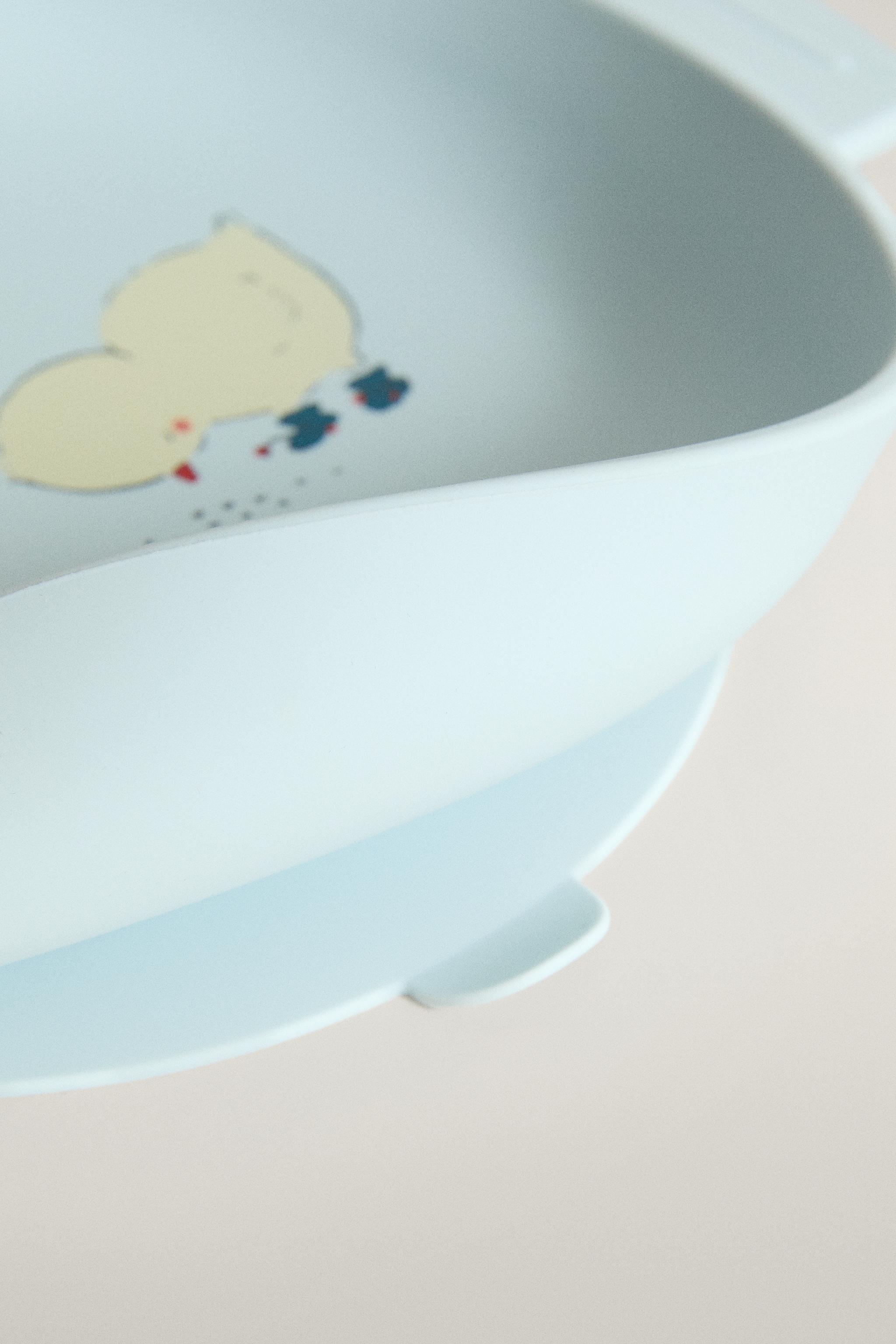 ASSIETTE ENFANT SILICONE POUSSINS