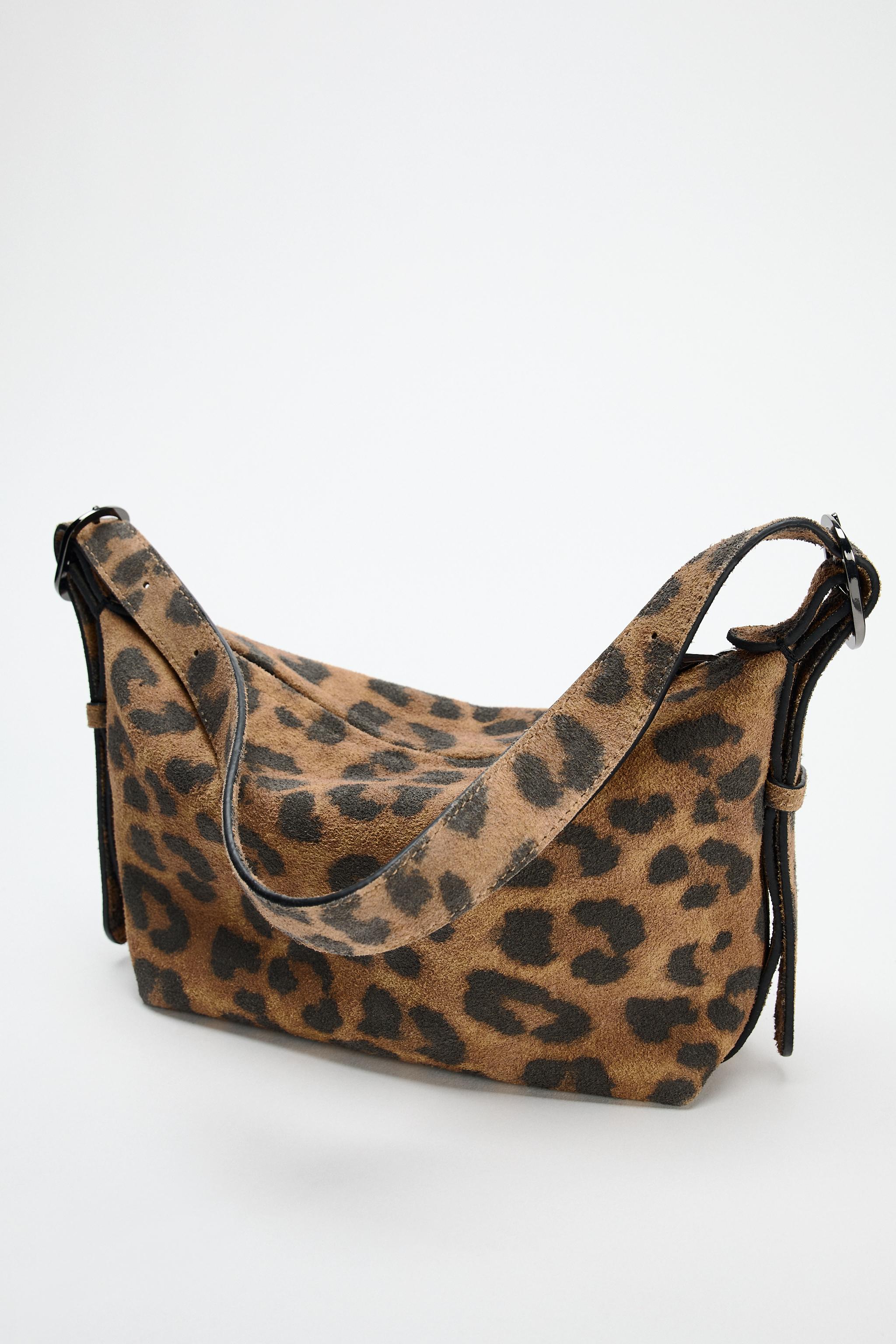 Zara animal printed messenger on sale bag (8531)