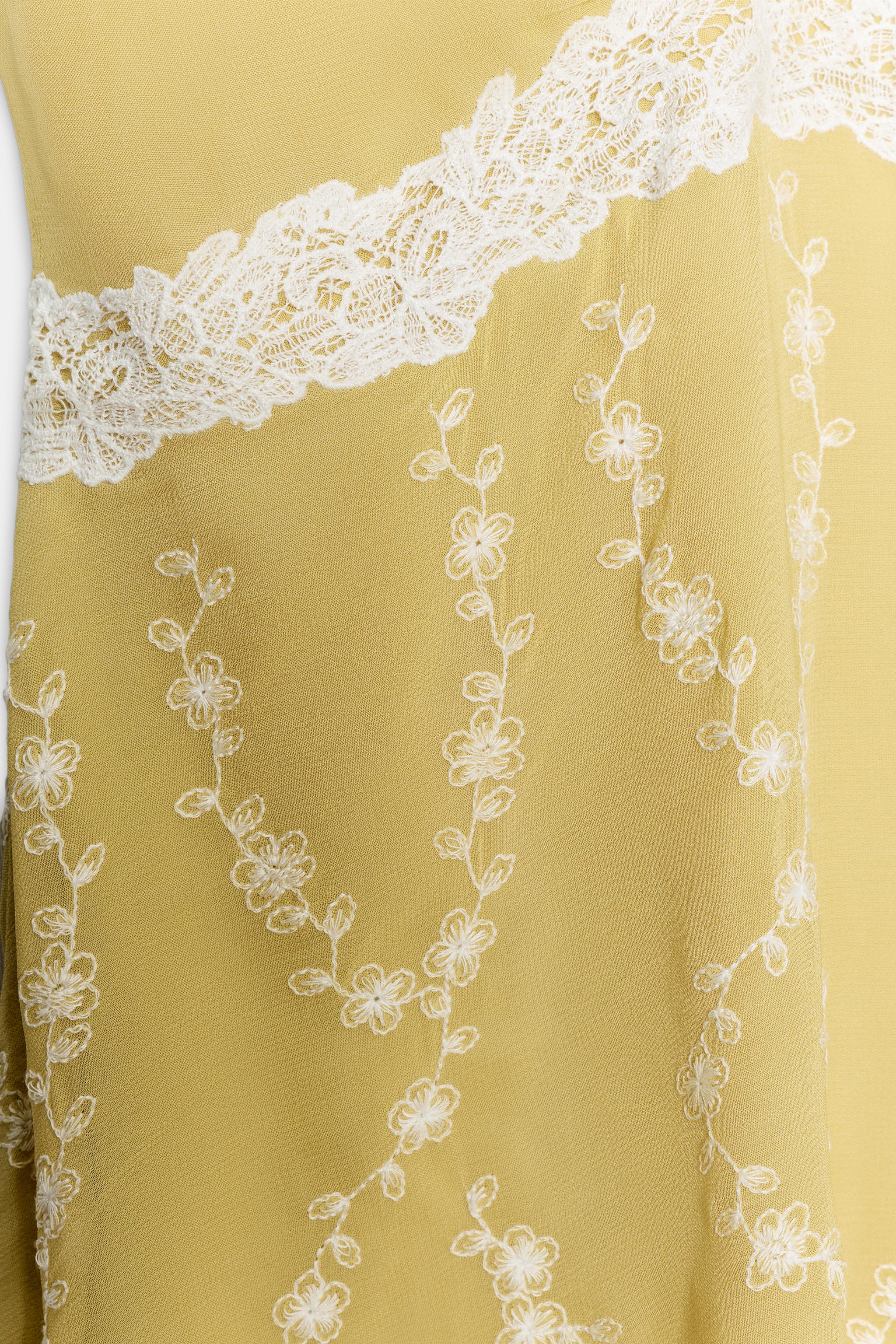 Женские платья Zara ZW COLLECTION EMBROIDERED SHORT DRESS — фото 8