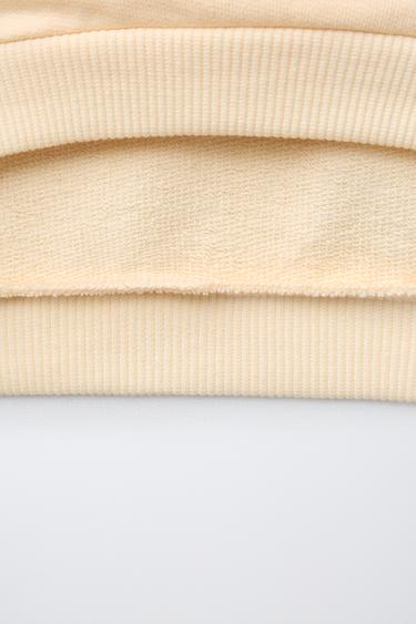 SWEAT À RAYURES - Blanc / Rouge de Zara - Image 3