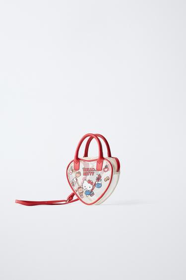 HELLO KITTY © SANRIO HEART CROSSBODY BAG - Red by Zara - Image 1