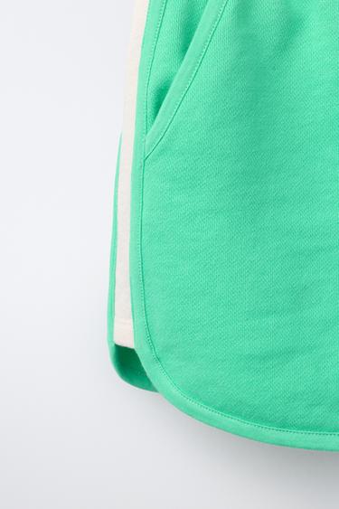 BERMUDA COLOR BLOCK - Vert de Zara - Image 3