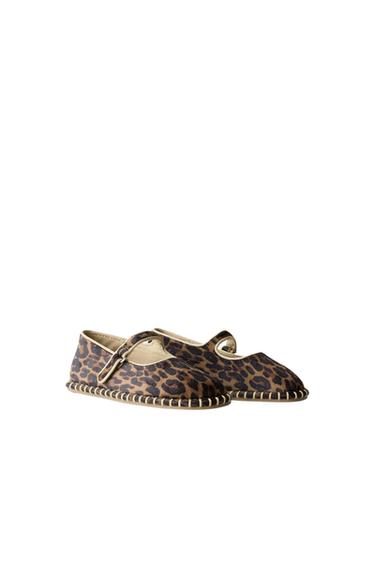 BAILARINA ANIMAL PRINT - Marrón Arena de Zara