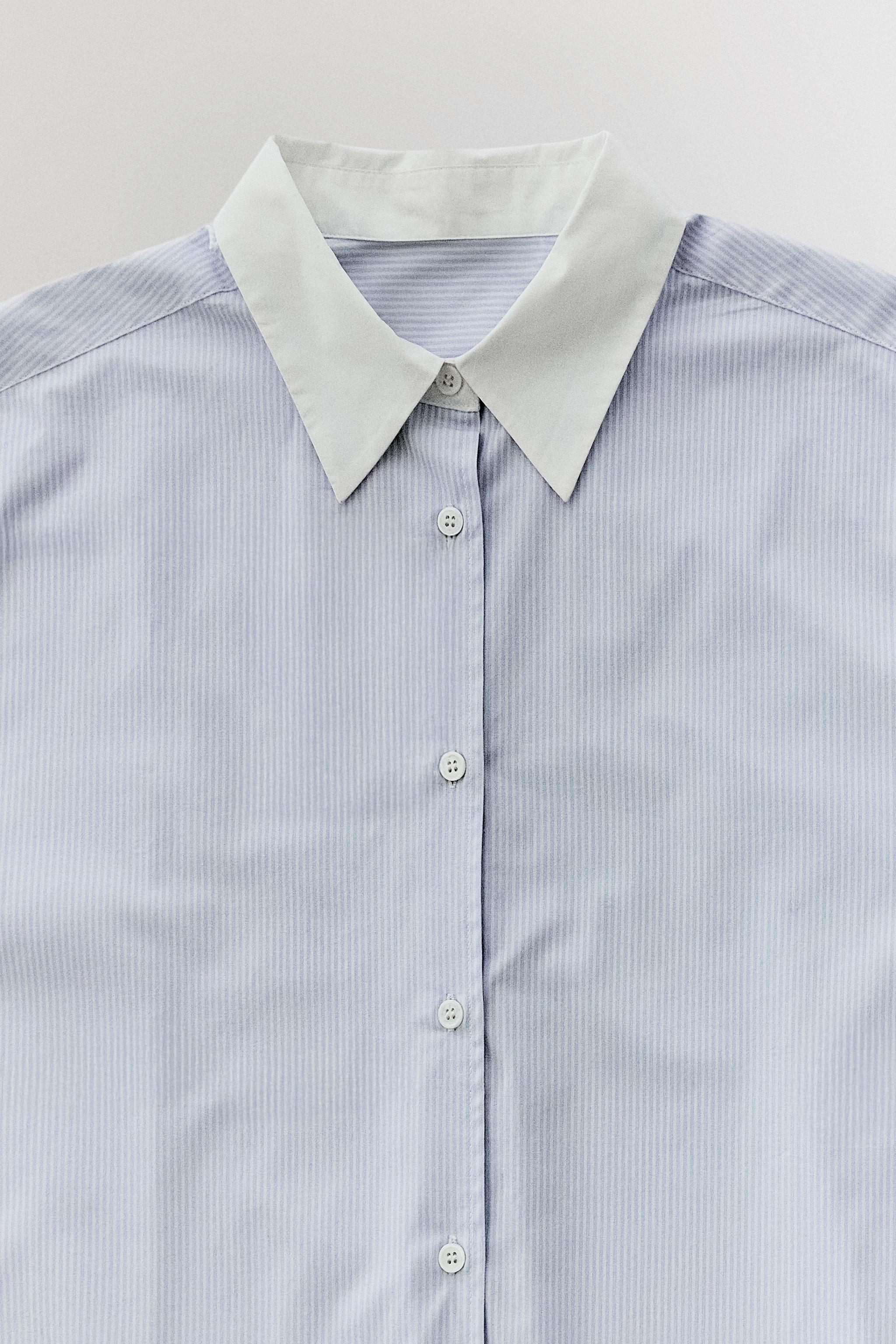 STRIPED SHIRT WITH COLLAR