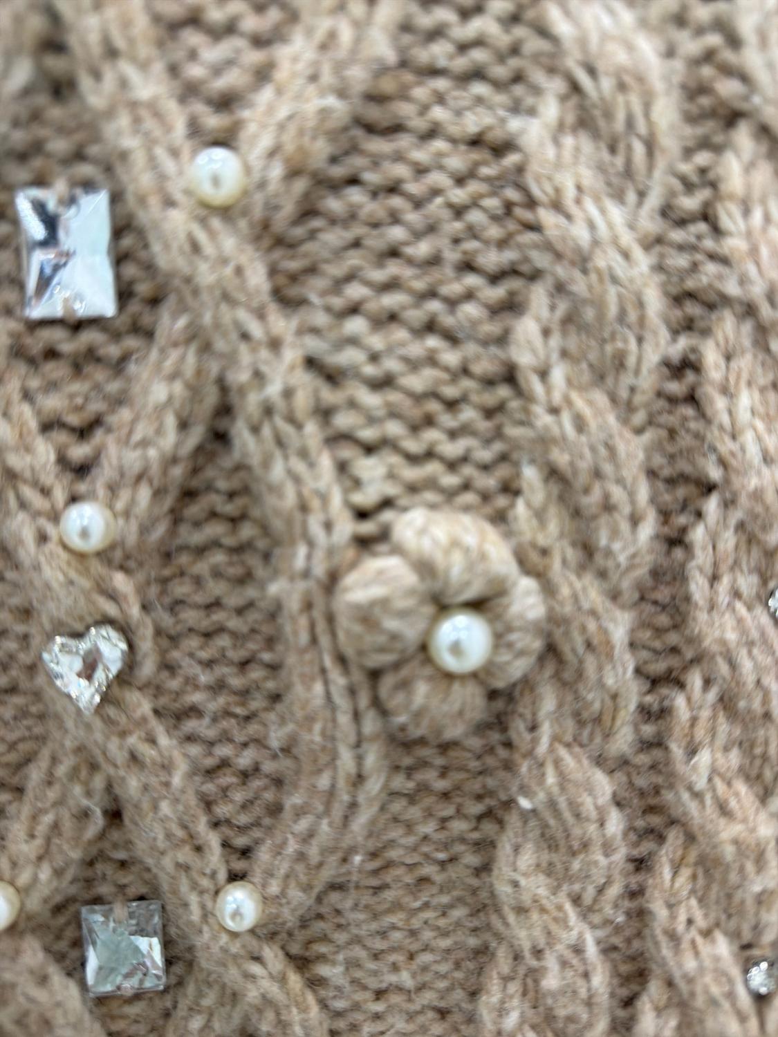PEARL AND JEWEL KNIT SWEATER - Image 3