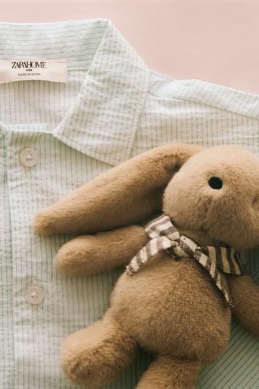 KIDS' BUNNY SOFT TOY WITH BOX - Dark beige by Zara