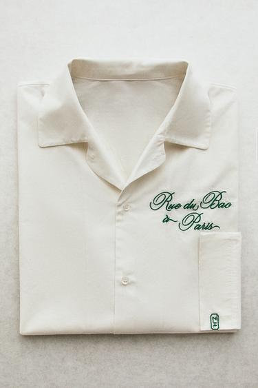 RUE DU BAC ADULT LONG SET OF PYJAMAS - White by Zara - Image 5