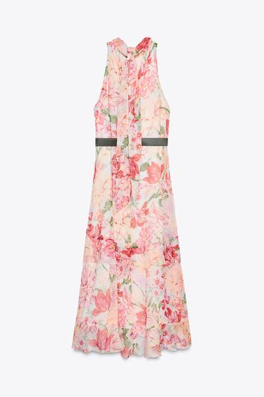 ROBE IMPRIMÉE À VOLANTS - Multicolore de Zara - Image 4