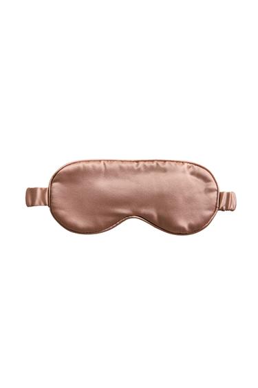 Zara MULBERRY SILK EYE MASK - Dark pink