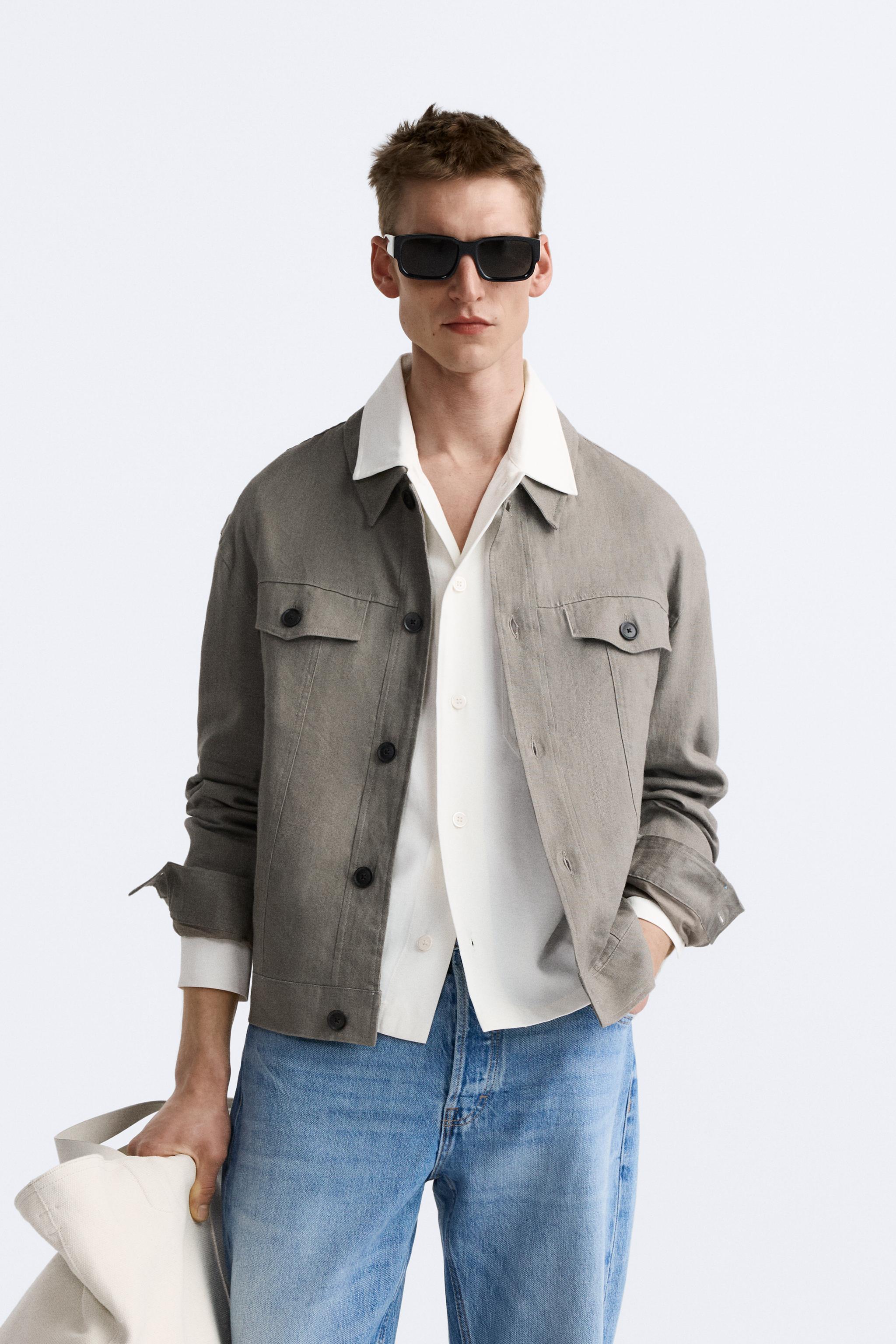 Zara light outlet jacket