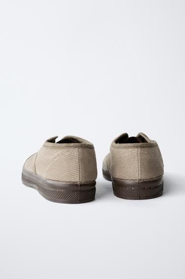 BENSIMON ® X ZARA CORDUROY SNEAKERS - Beige by Zara - Image 4