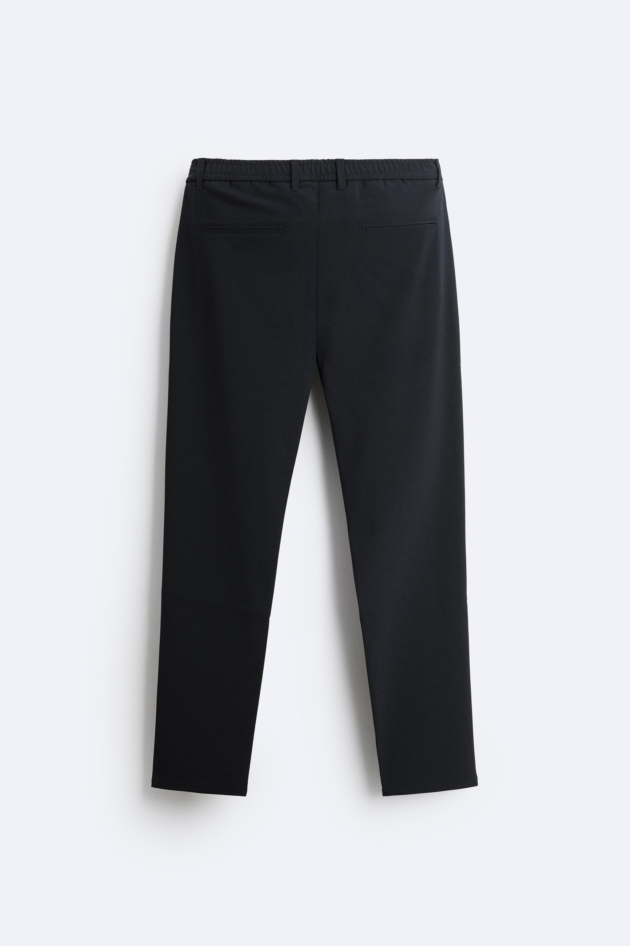 SLIM FIT COMFORT パンツ - ブラック | ZARA Japan / 日本