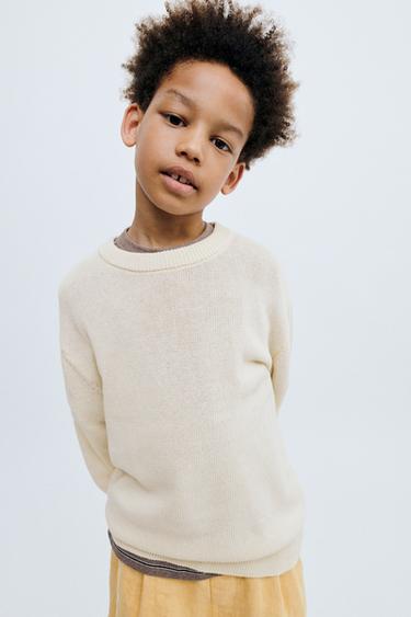 Vêtements beiges Zara pour garçon de 2 à 16 ans