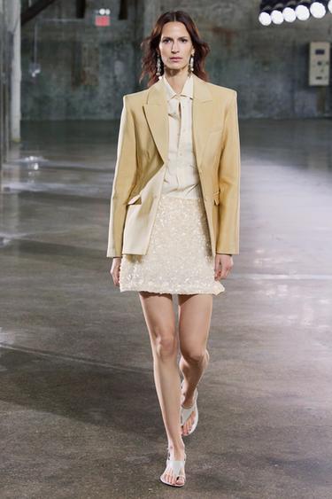 ZW COLLECTION OVERSIZE BLAZER - Golden by Zara - Image 0