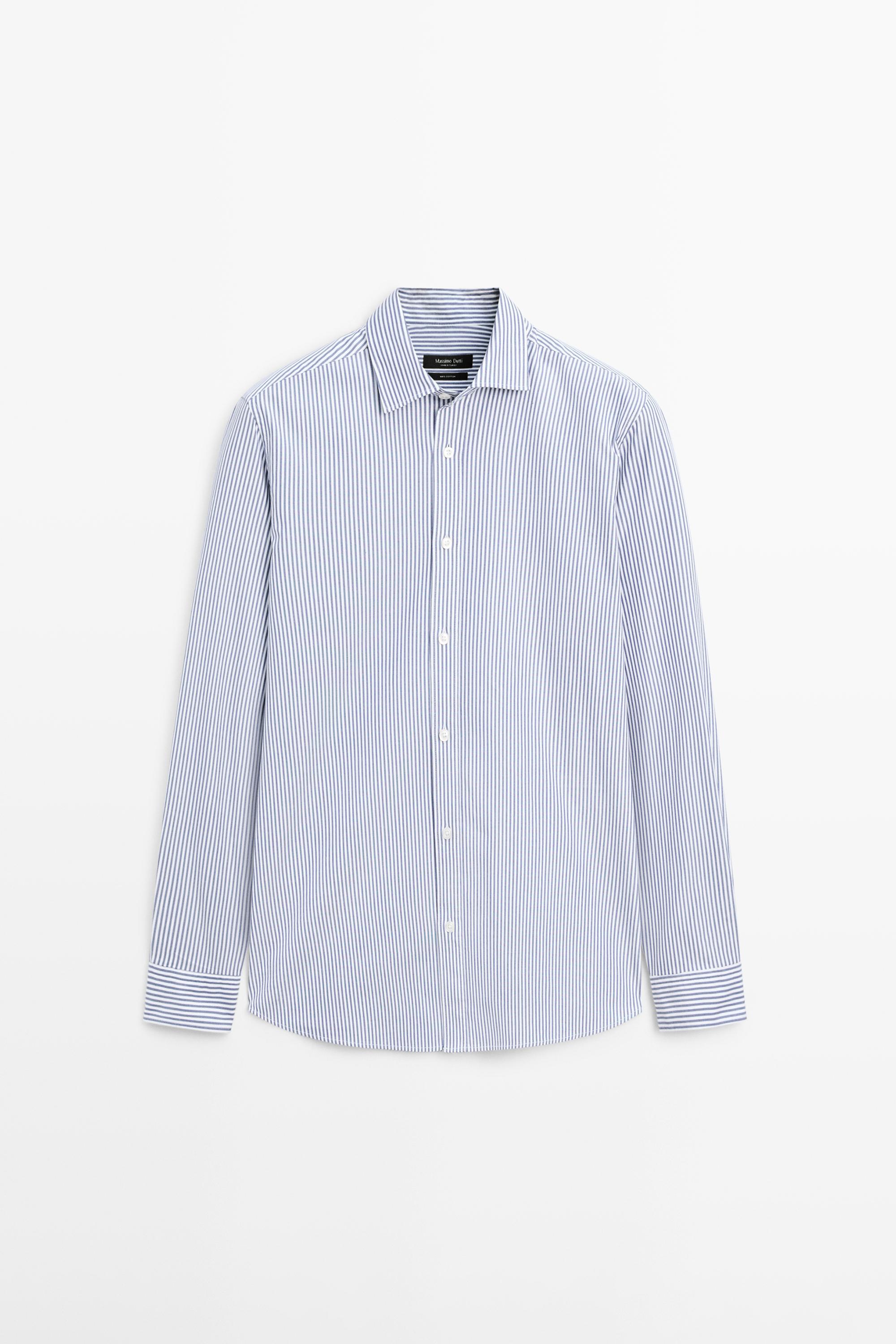 100% cotton regular fit Oxford shirt