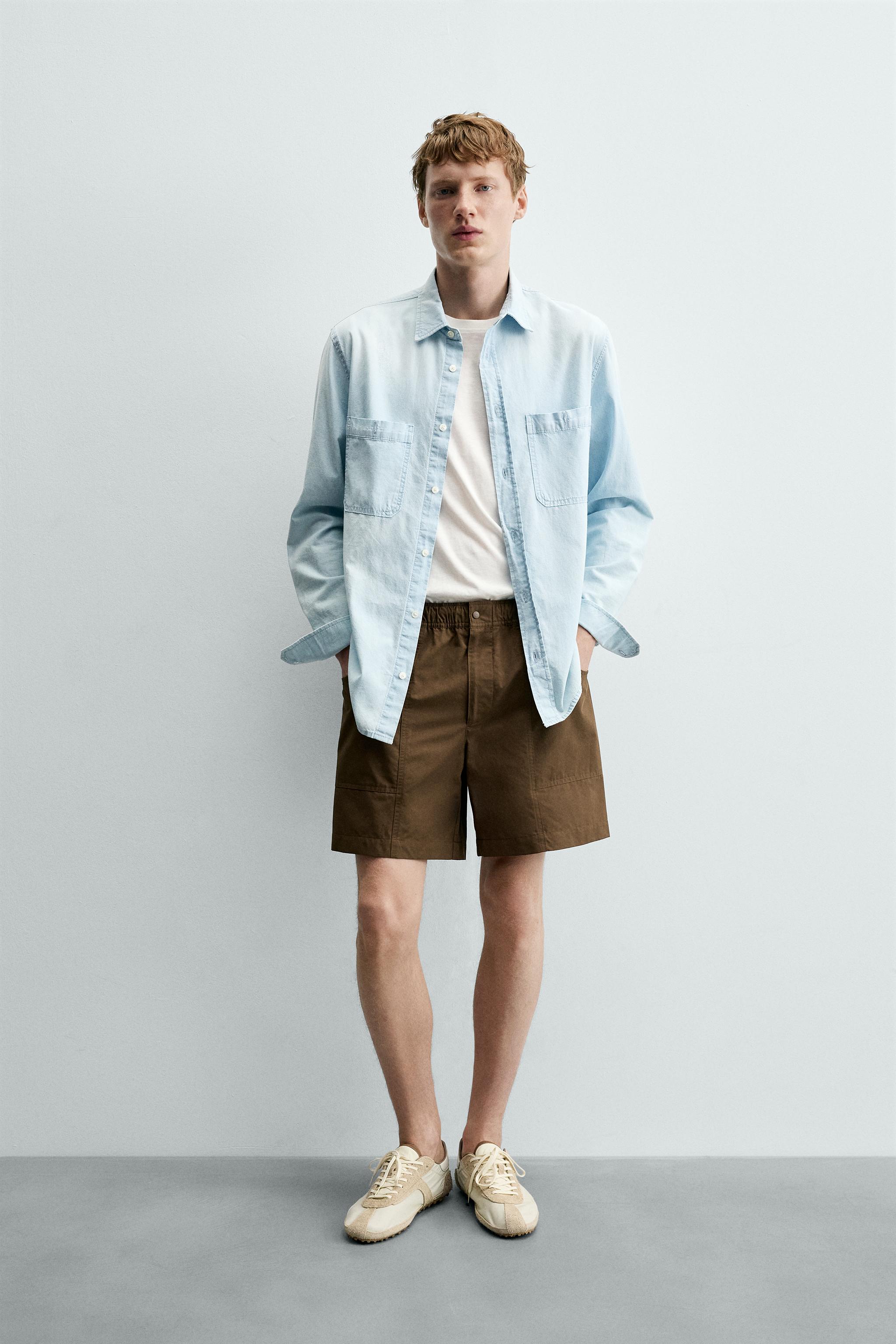 SEAMED SWIM SHORTS