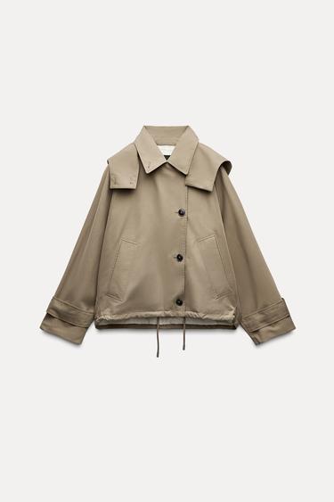 ZW COLLECTION JACKET WITH HOOD AND TABS - Hndobov od Zara