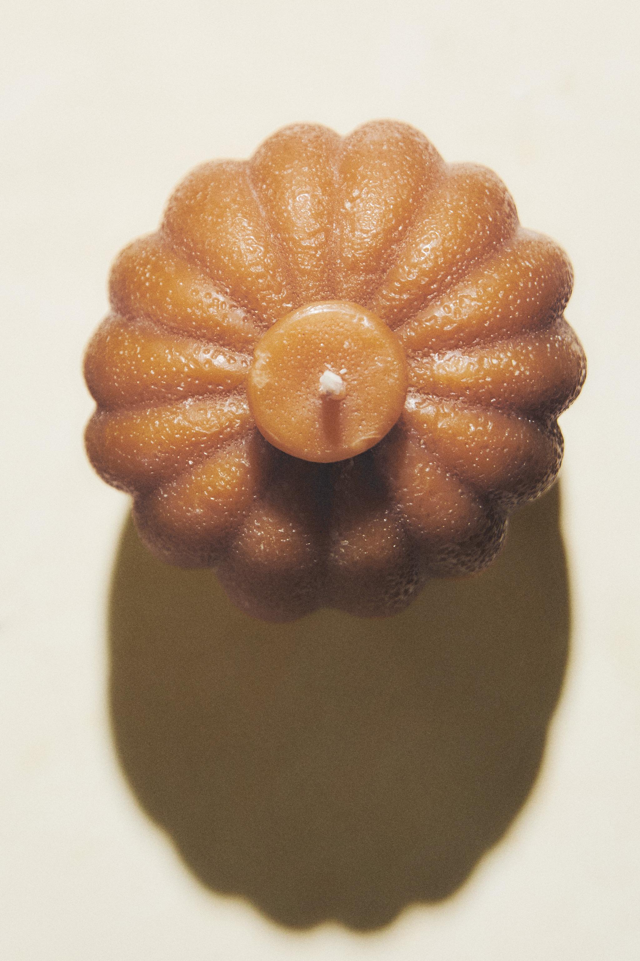 (555 G) PUMPKIN SPICE SCENTED CANDLE — Pumpkin