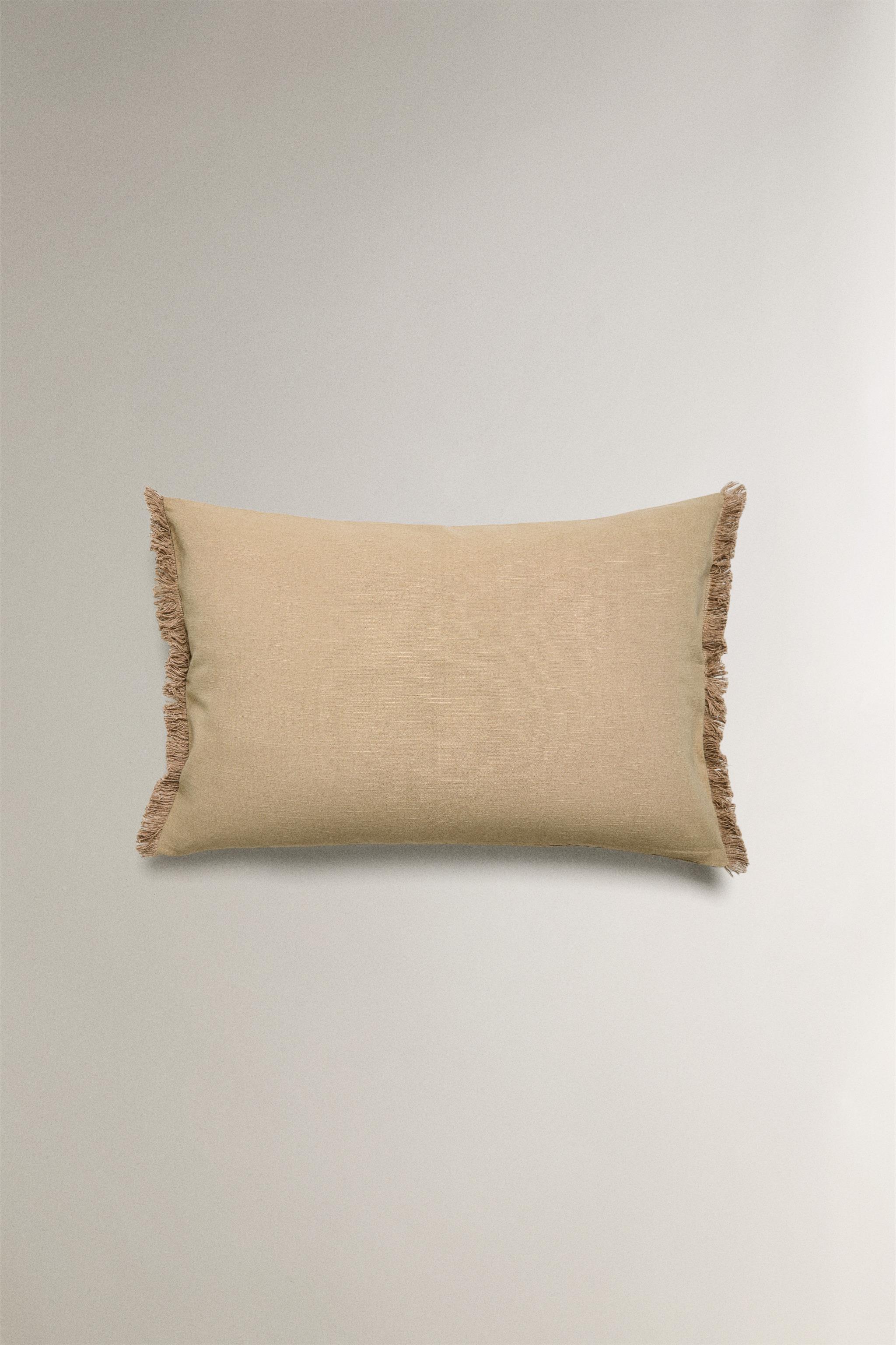 HOUSSE DE COUSSIN FRANGES