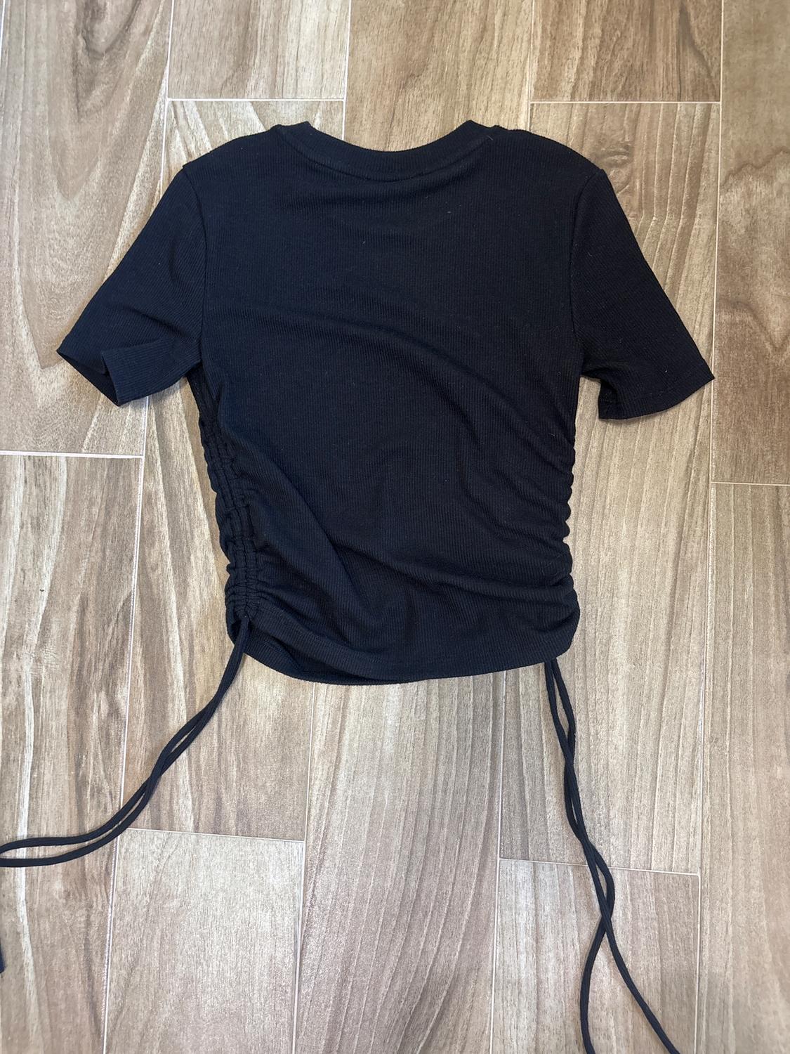 RUCHED RIBBED TOP - Image 2