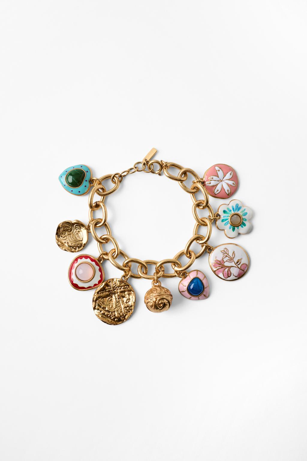 RESIN CHARM CHAIN BRACELET