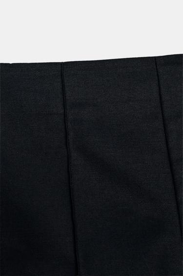 SHORT TAILLE HAUTE - Noir de Zara - Image 9