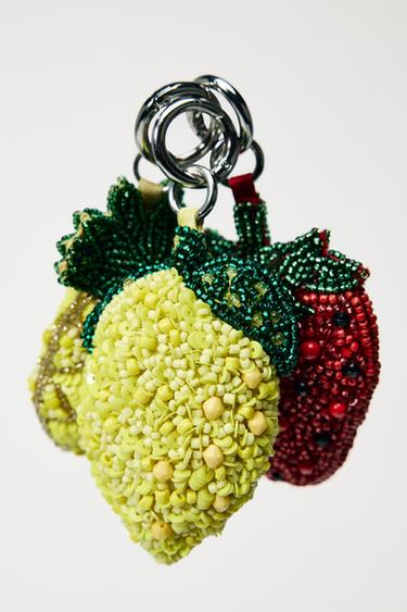 FRUCHT-CHARM MIT SCHMUCKPERLEN - Gelb von Zara