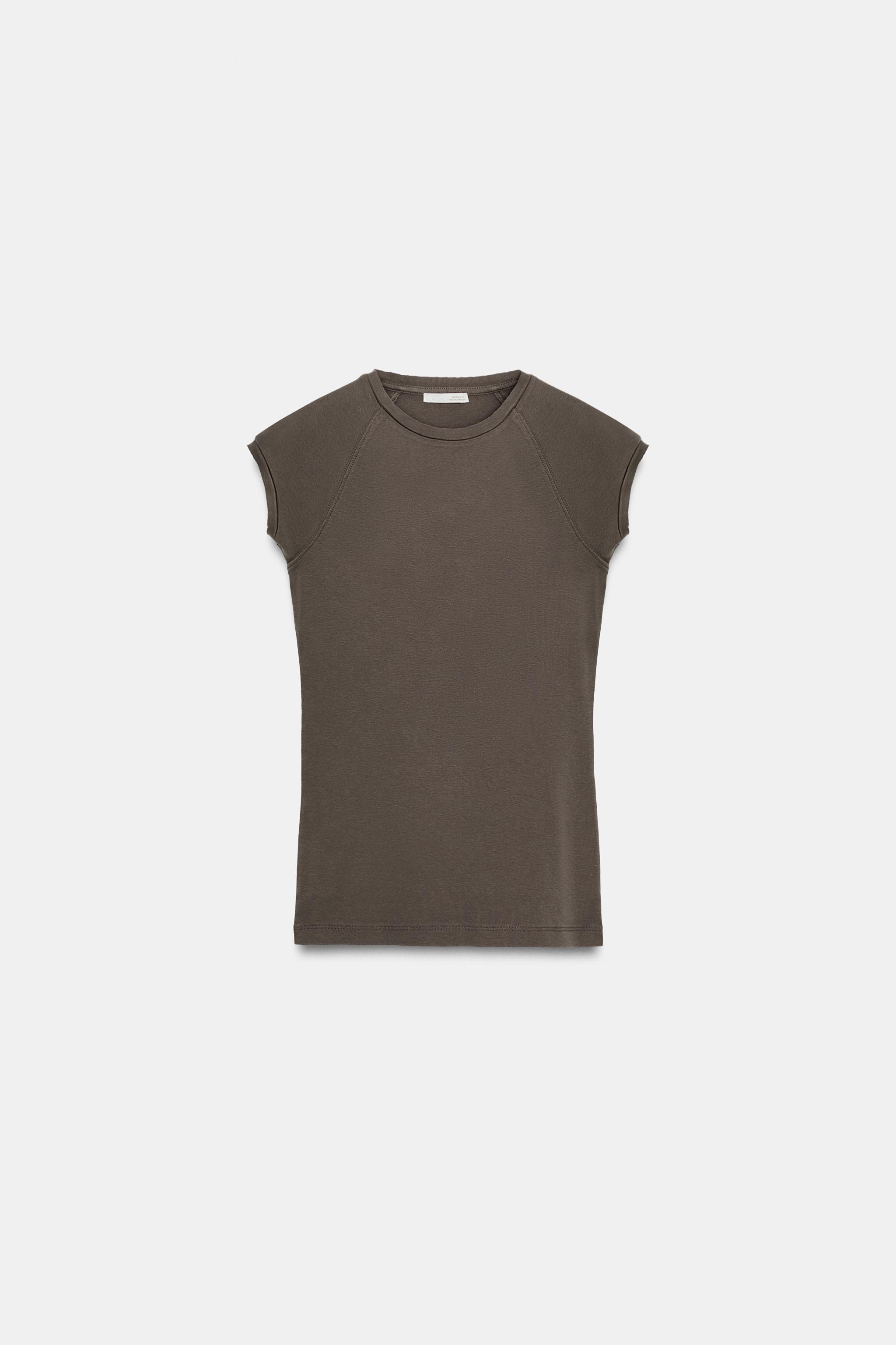 SOLUK EFEKTLİ REGLAN KOLLU T-SHIRT - Görsel 7