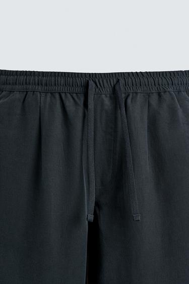 REGULAR FIT 100% LYOCELL TROUSERS - Blue by Zara - Image 8