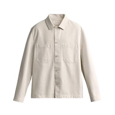 CANVAS REGULAR FIT OVERSHIRT - Sand by Zara